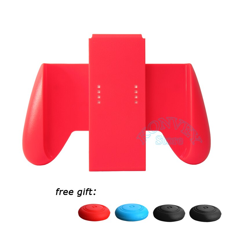 Nintend Switch NS JoyCon Controller Comfort Hand Grips NintendoSwitch Nitendo Handle Bracket Holder for Nintendo Switch Joysitck: Red