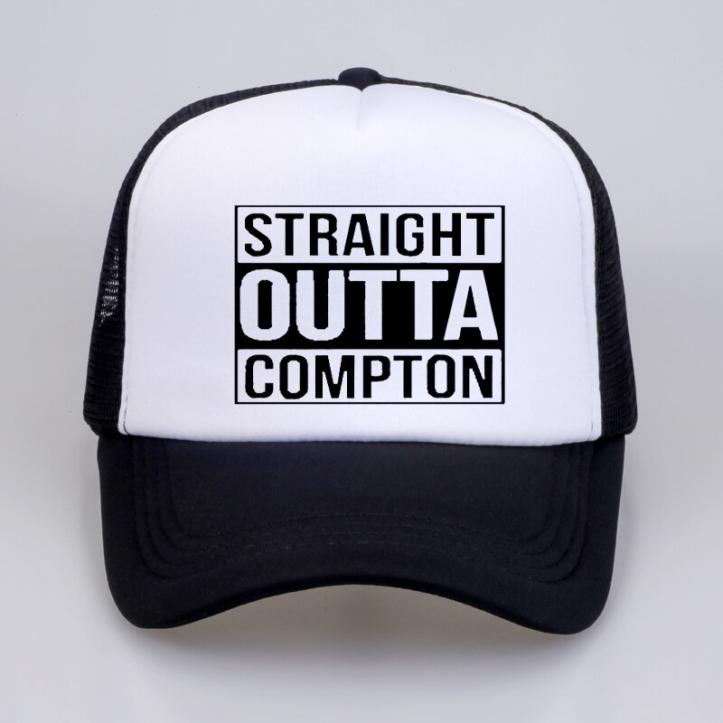 Gorras de béisbol de Outta Compton para hombre y mujer, gorra de béisbol de malla de , unisex: Multicolor