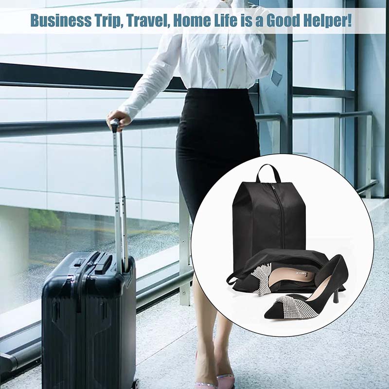 Staubdichte Schuhe Aufbewahrungstaschen Reise tragbare Nylon Schuhe Tasche mit stabilem Reißverschluss Beutel fallen wasserdichte Tasche Schuhe Organizer