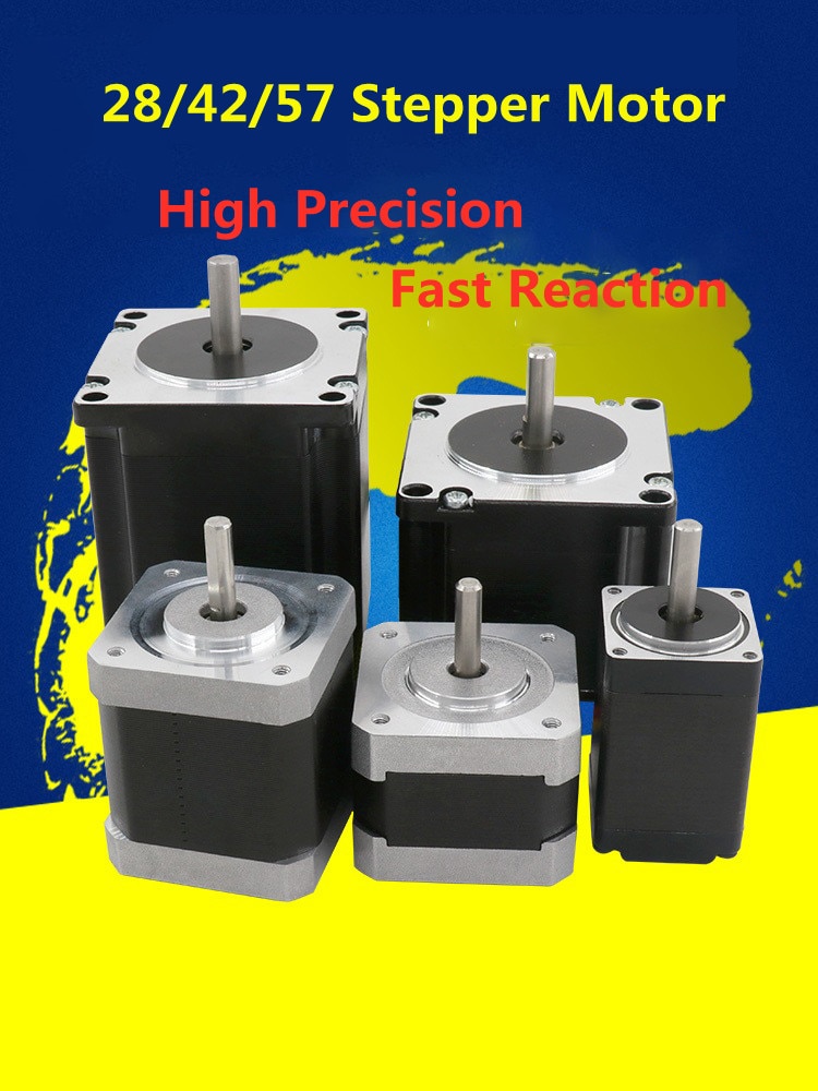 57 Stepping Motor 42 Small Motor Micro Two-phase Stepping Small Motor Slow Speed Silent Control Motor