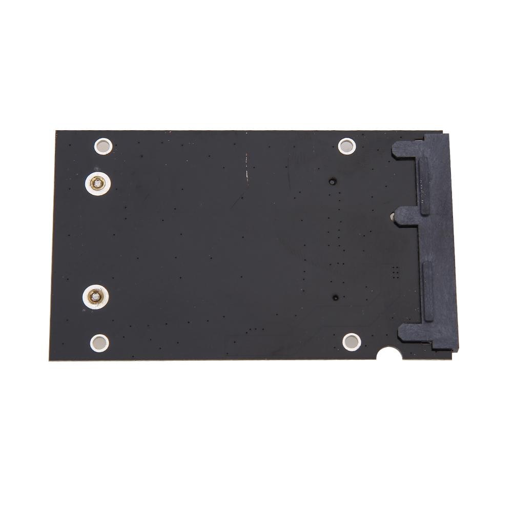 Adaptador de tarjeta convertidor MSATA SSD a SATA de 2,5 pulgadas, caja compatible con Windows Vista, Linux y Mac, 50x30mm
