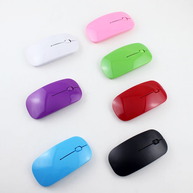2.4Ghz Draadloze Muis Rgb Muis Draadloze Computer Stille Mause Ergonomische Gaming Muis Laptop Pc Voor Huawei Xiaomi