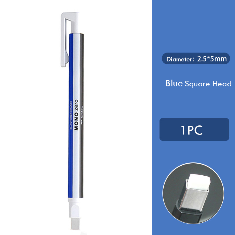 Tombow MONO Zero Pen Push Gumka Ołówek Guma ластик Japońskie artykuły papiernicze dla artystów Materiały dla uczniów Rysowanie Wymienny wkład: green