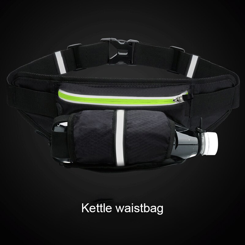 Riñonera deportiva para bicicleta, bolsa para botella de agua para ciclismo al aire libre, para correr