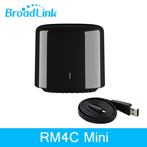 Broadlink fastcon  rm4 pro  rm4c mini ir + rf universal intelligent smart home fjernbetjening controller til google home alexa: Rm4c mini
