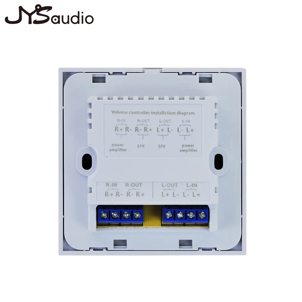 Regulator głośności 4-8ohm przełącznik audio sterowanie dwukanałowe pięć segmentów potężna płyta dźwiękowa akrylowa regulator tła muzyka