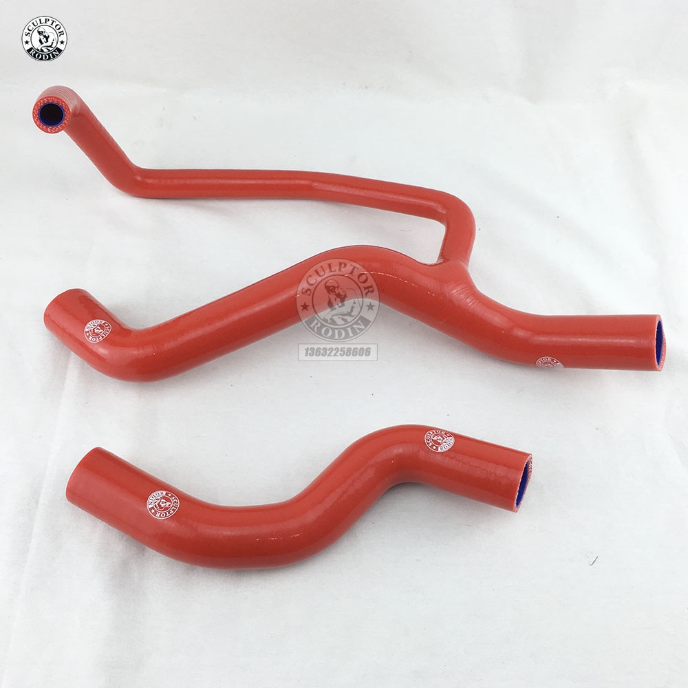 Tubo radiatore in silicone per fiat PUNTO GT 1.4 GT turbo 1993-1999 (2 pezzi) rosso/blu/nero