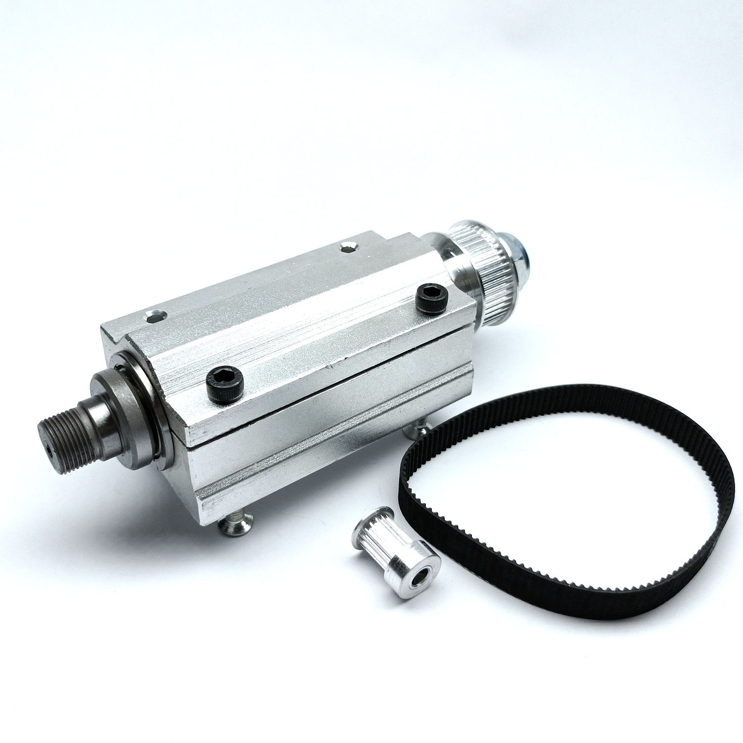 M14x1mm M14 Thread Spindle Shaft Pulley Bearing DIY Wood Lathe Cutter Headstock Fit Chuck K01-50 K02-50 K01-65 K02-65: Default Title