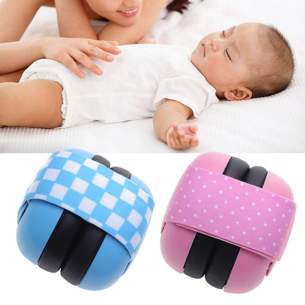 Baby Ruisonderdrukking Koptelefoon Oor Bescherming Voor Pasgeboren Geluiddichte Oorbeschermer Ruisonderdrukking Headset Met Elastische Band