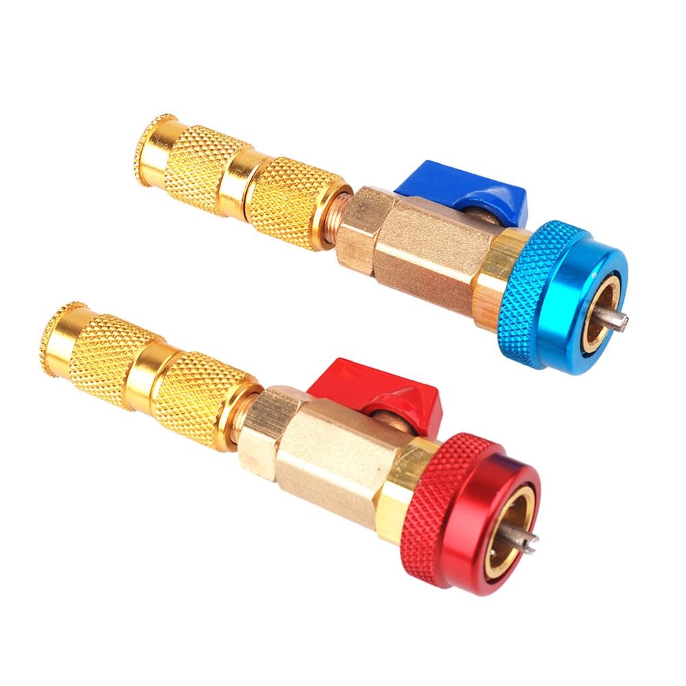 Equipo de aire acondicionado Universal para coche, válvula R134A, instalador de Extracción rápida con núcleo, herramienta de reparación de alta presión y baja presión