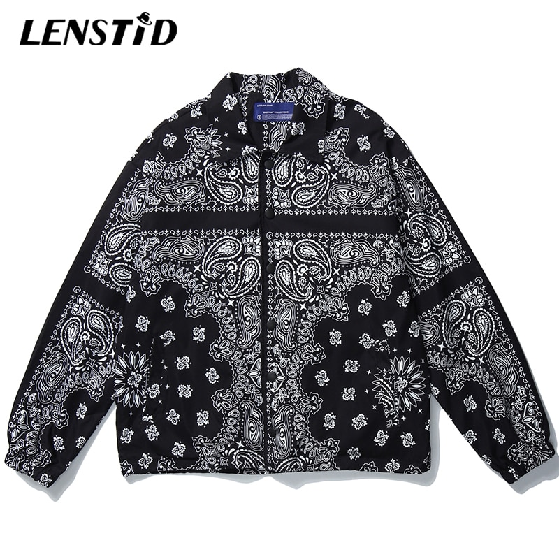 LENSTID Mens Wear Hip Hop Bandana Paisley Pattern Grandado