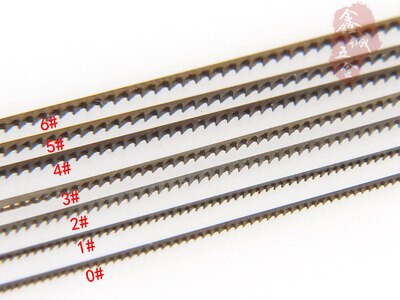 12 st schweiziska rullsågblad för metallskärande verktyg, juvelersågblad, 130mm längder för handverktyg