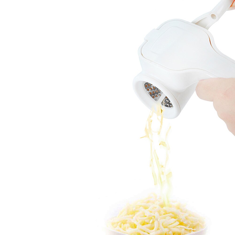 Stainless Steel Hand Crank Rotary Cheese Grater Kitchen Carrot Ginger Shredder