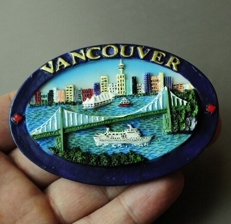 Canada 3D Fridge Magnets USA Tourism Souvenirs Refrigerator Magnetic Stickers Home Decortion: 004
