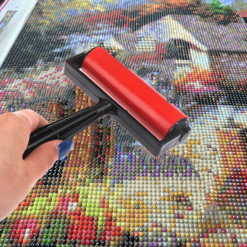 5D Diamond Painting Tool Roller DIY Craft Handmaking Oil Painting Wood Carving Wall Treatments Roller Wheel Paint Application