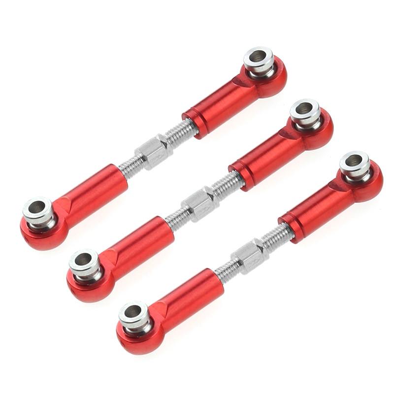 Pièces de rechange en aluminium pour Wltoys 1/18, 6 pièces réglables, A949, A959, A969, A979, K929, tige de traction en métal, A959-B,