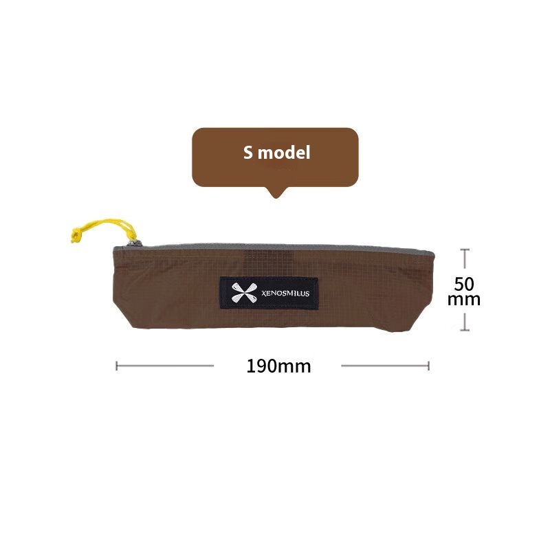 Waterproof Pencil Case with Large Capacity, Lightweight and Minimalist , Perfect for Students and Exams: Khaki