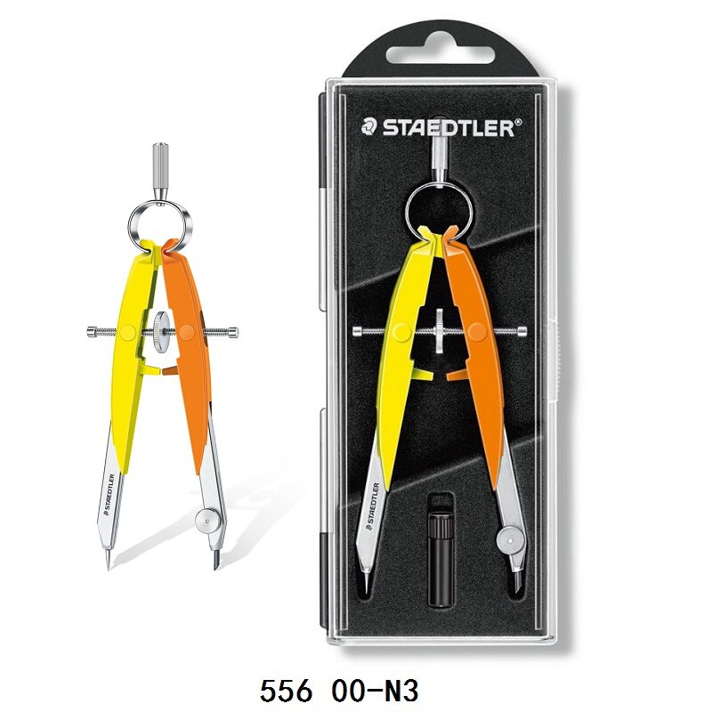 Staedtler 556 accurate Compasses Student Engineering drawing drafting tools Metal body: 556 00-N3