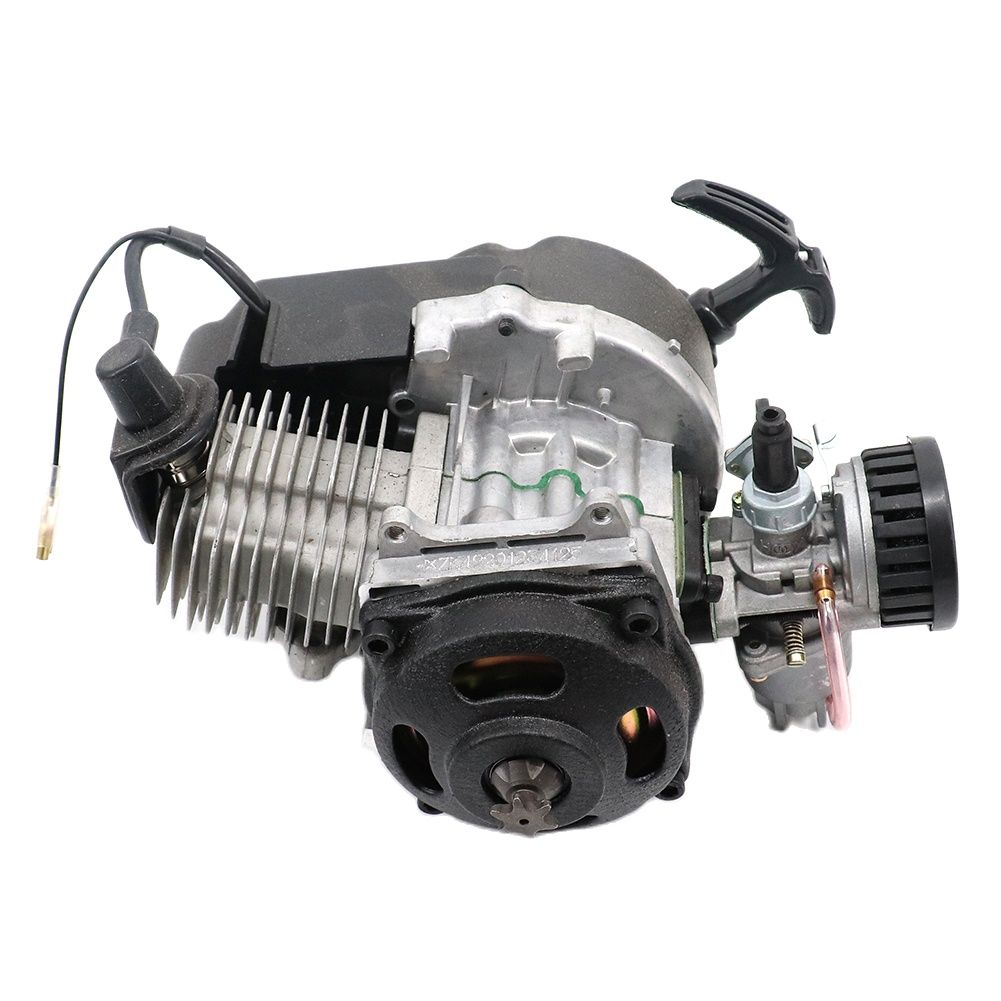 Motorfiets 44-6 49cc 2 Takt Motor Met Versnellingsbak Voor Mini Dirt Bike Pocket Bike Mini Atv Pull starter: Default Title