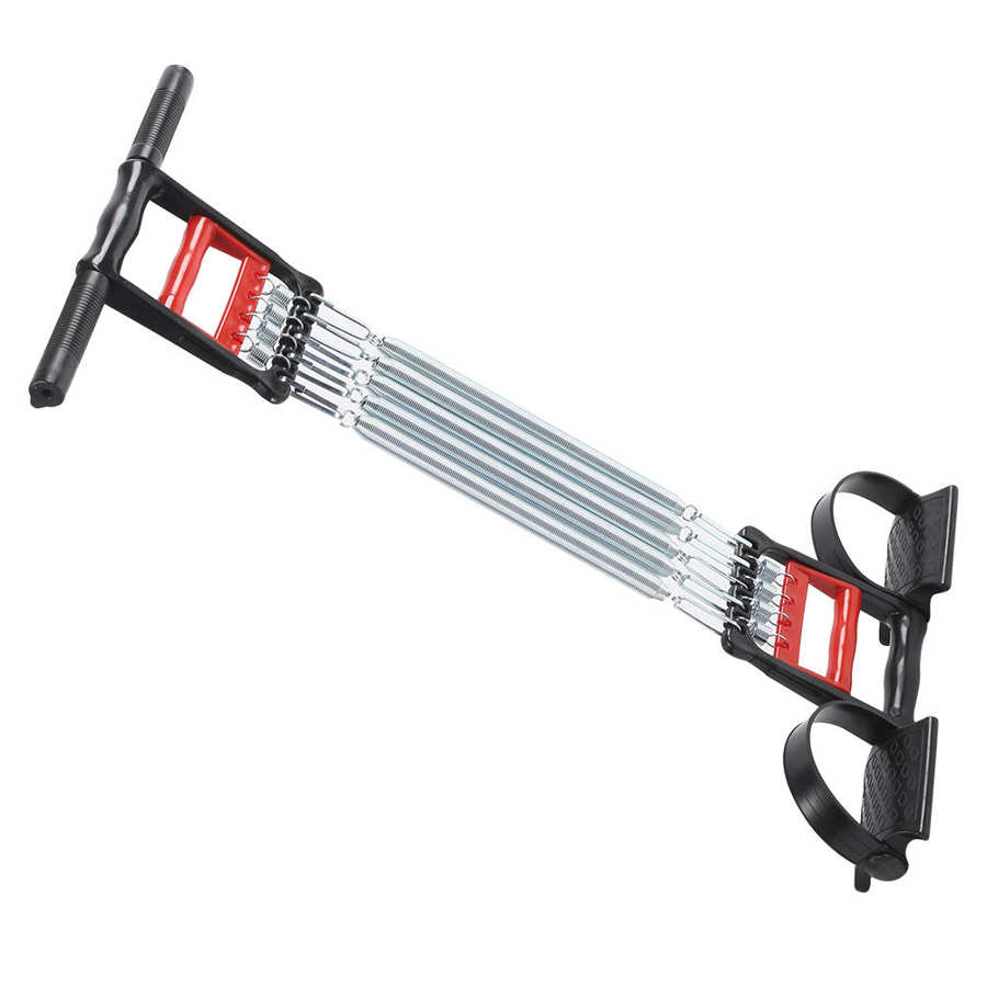 Tre-syfte bröst expander justerbar pedal fjäder bröst utvecklare expander spänning avdragare muskel träning tackla avtagbar