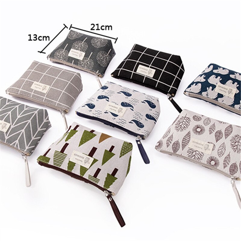 Frauen Plaid Reise Kosmetik Tasche Make-Up Tasche Handtasche Weibliche Zipper Geldbörse Kleine Kosmetik Make Up Taschen Reise Schönheit Veranstalter