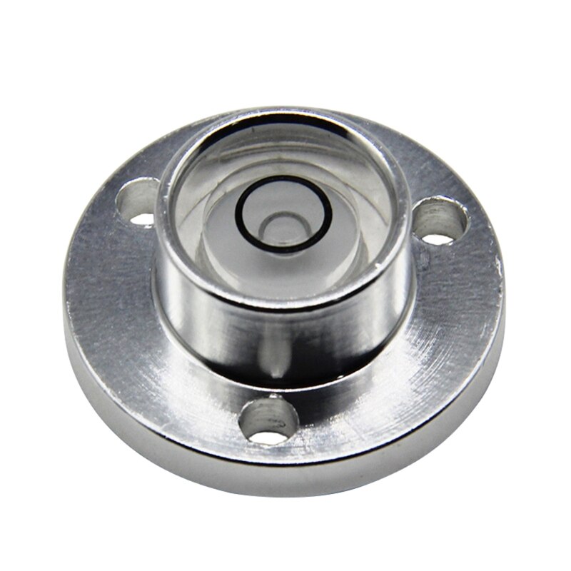 Metal Circular Angle Spirit Bubble Spirit Level 28mm Diameter Surface Level Bulls Eye Bullseye Round Green/White Liquid: SW