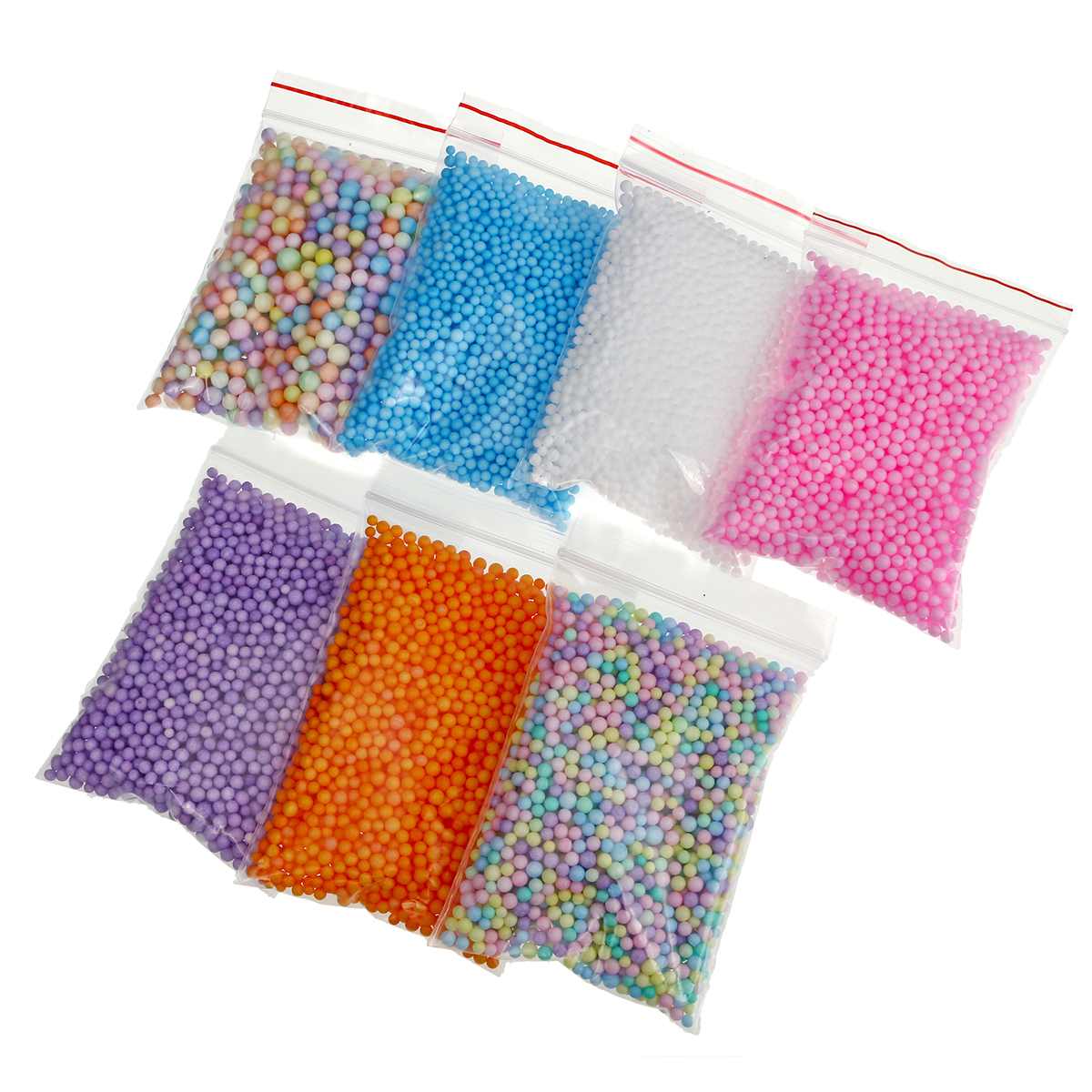 82/106PC Pack Making Kits Supplies For Slime Stuff Charm Fishbowl Beads Glitter Pearls DIY Handmade Color Foam Ball Material Set