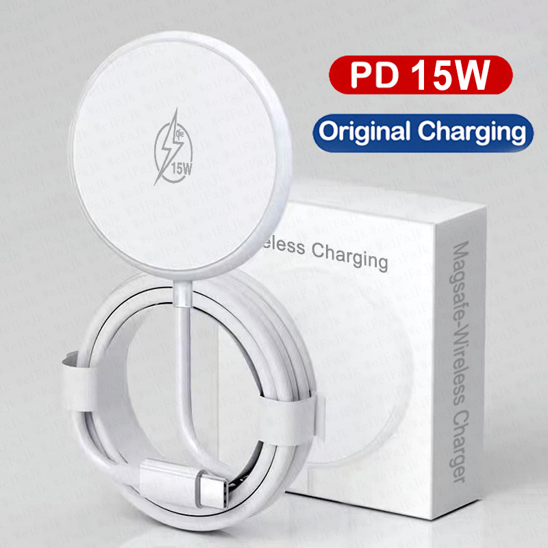 Apple Magsafe Originele draadloze oplader voor iPhone 16 15 14 13 12 11 Pro Max X XS XR 8 Plus Snel opladen Type C Charge Lightning-kabel