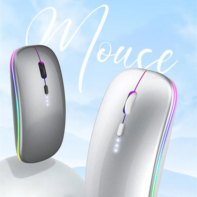 Xiaomi Bluetooth Mouse 1600dpi 2.4ghz Wireless Mouse Rechargeable Ergonomic Silent Mouse Rgb Backlight Usb For Laptop Pc Tablet