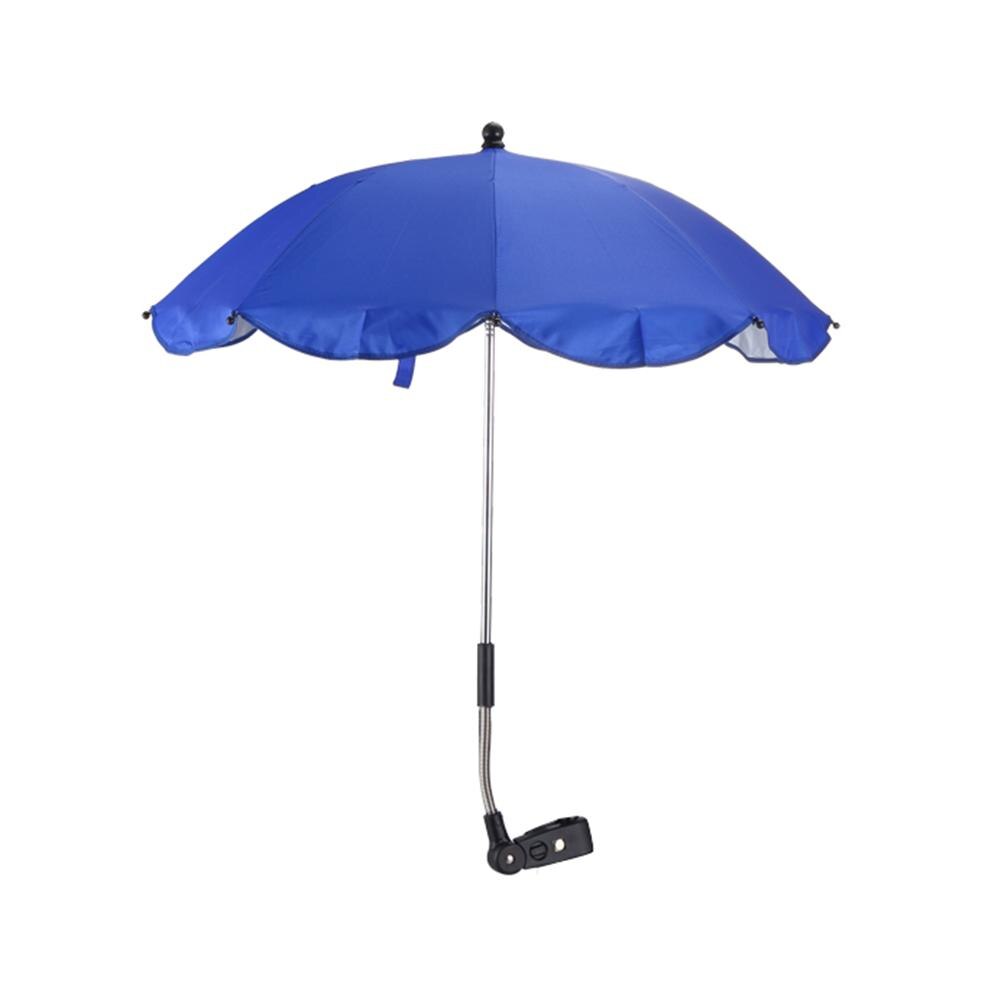 Baby Sun Umbrella Parasol Buggy Pushchair Pram Stroller Accessories Adjustable Kids Stroller Umbrella Shade Canopy Covers: Deep Blue