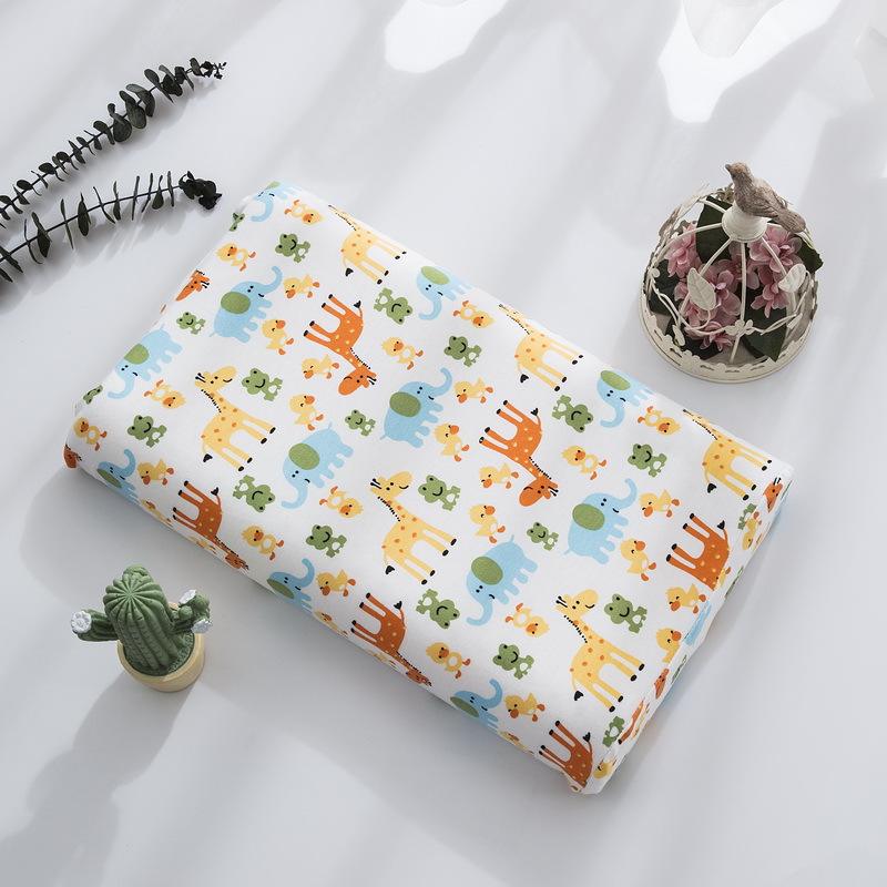 Federe Per Cuscini Bambini Con Animali - 2 Pezzi Federa Standard Con Disegni Baby Animals, Camera Letto Bebè