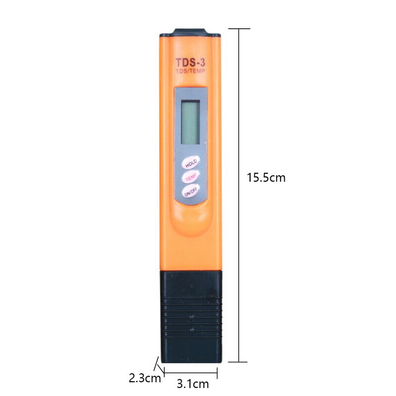 9990ppm Digital LCD PH Meter Water Testing Pen 6 Colors Portable PH Meters Water Tester Meter Measuring: C