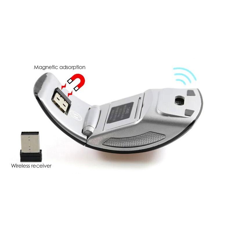 Mini Klapp Maus 2,4 GHz Drahtlose Mäbenutzen 1600DPI Maus Mit USB Empfänger Computer Für PC Laptop kabellos maus