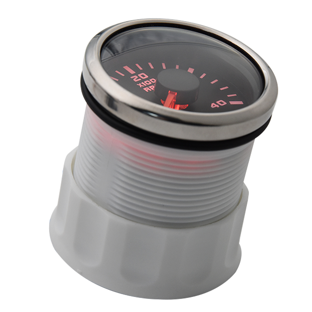 Tachymètre de bateau 52mm, 3000/4000/6000/7000/8000RPM, compteur de tachymètre, rétro-éclairage rouge, avec écran LCD, capteur de tachymètre