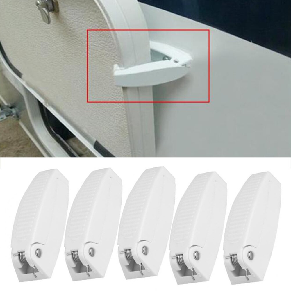 5pcs Door Catch Holder Latch for RV Motorhome Camper Trailer Travel Baggage Car Accessories