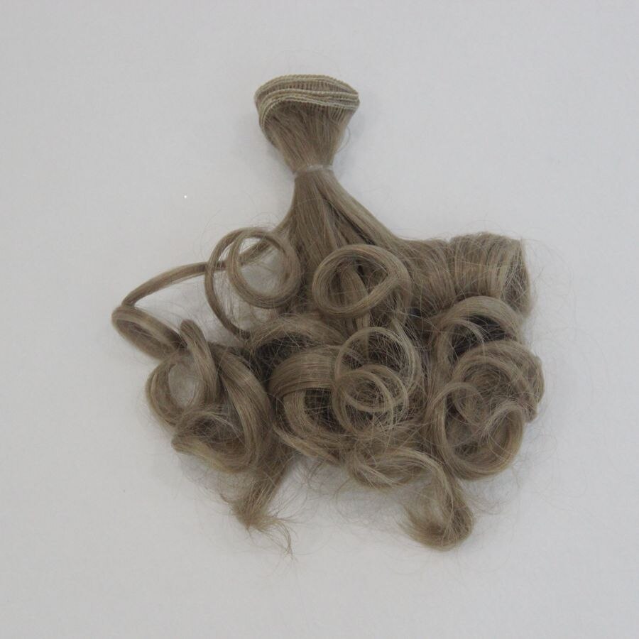 Doll Wig Hair 15cm Diy Tresses For Handmade Baby Toy and Doll Long Doll Hair Curly Thick Wavy Doll Hairs