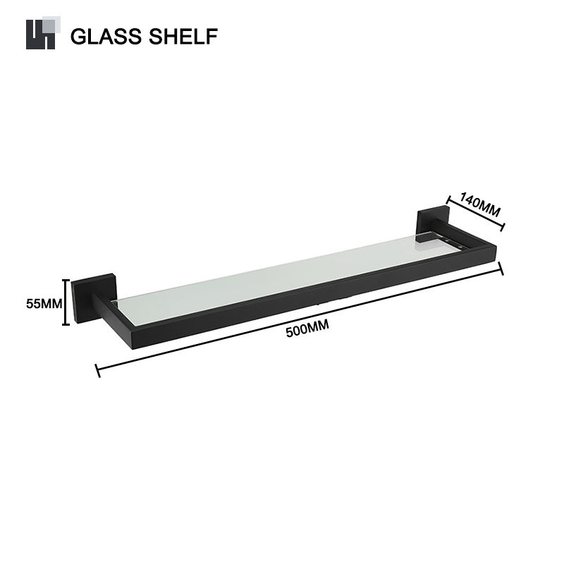 Zwarte Badkameraccessoires Rvs Set Wandrek Handdoekrek Handdoekhouder Kleding Haak Toiletborstel Hanger