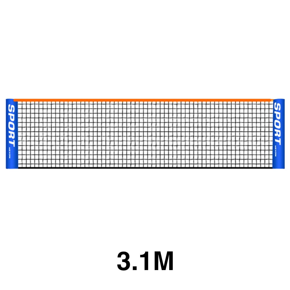 Beach Tennis Net Easy Setup PE Standard Backyard Court Indoor Outdoor Volleyball Foldable Portable Badminton Sport Training