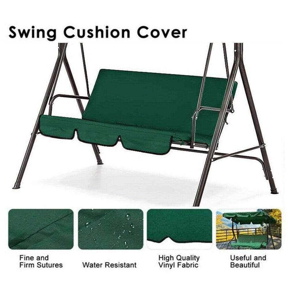 3 Seat Swing Luifels Zitkussen Cover Set Patio Schommel Hangmat Vervanging Stoel Set Cover Schommel Tuin Waterdichte Z6A5