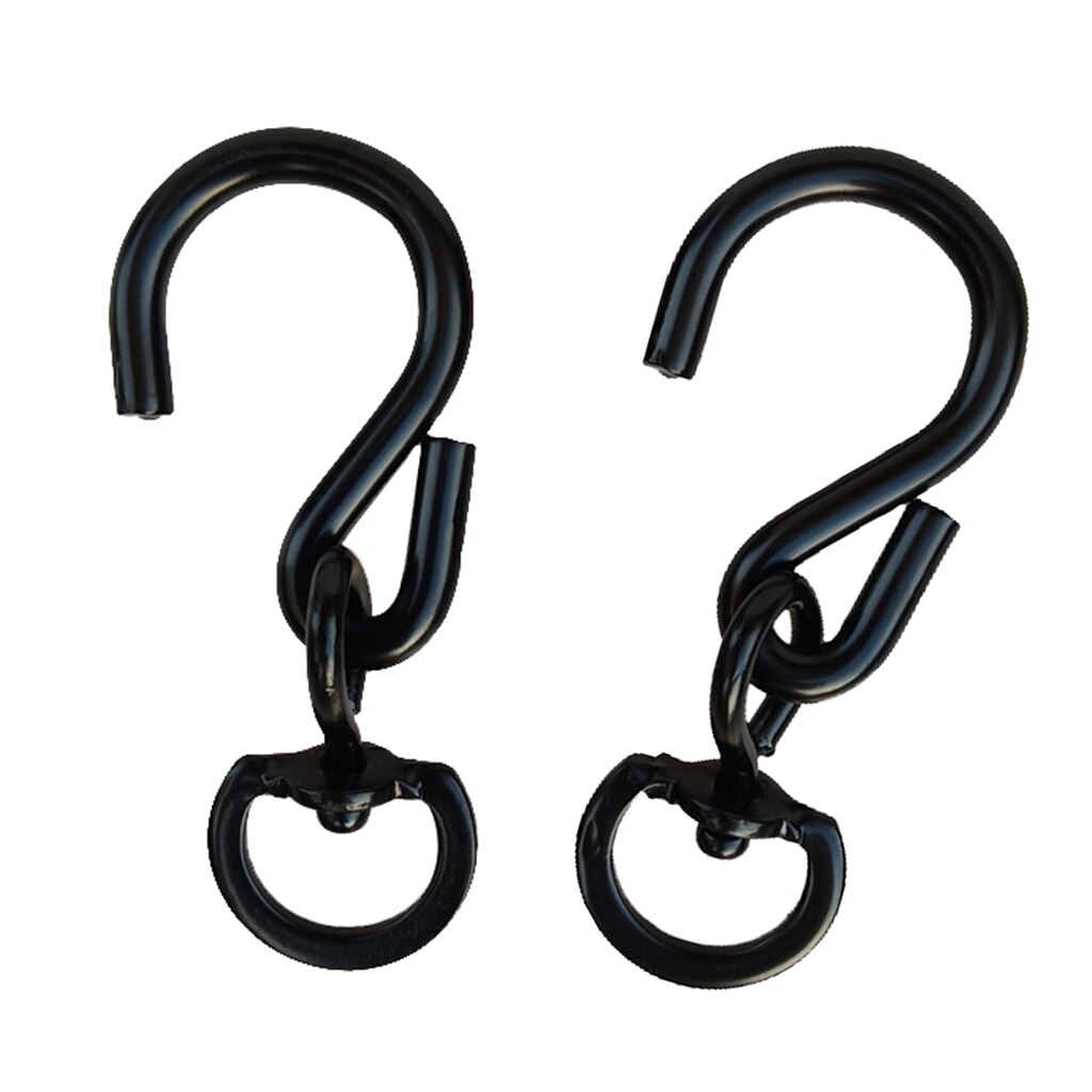 2 Pieces Hanging Basket Hook Swivel Hooks, Great for Hanging Plants, Wind Chimes, Bird Feeders