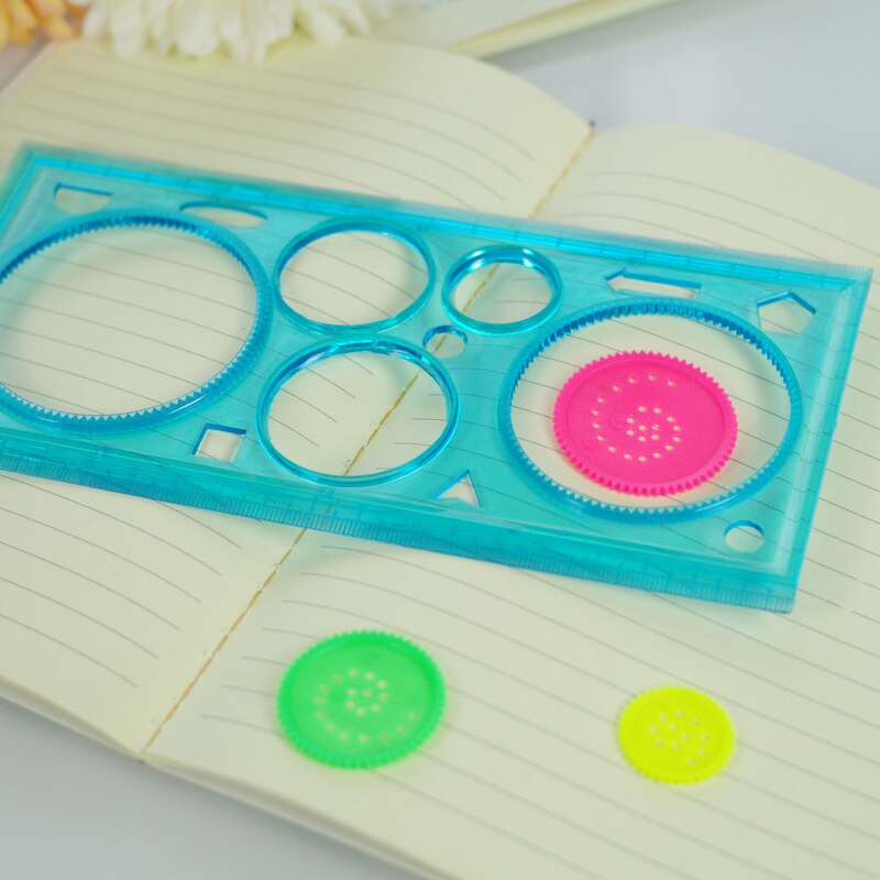 1 Pcs Spirograph Geometric Ruler Learning Drawing Tool Stationery For Student Drawing Set
