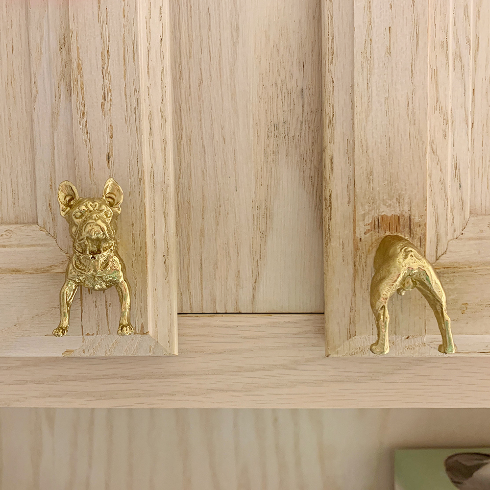 Lèvent de porte d'armoire en laiton doré, queue de chien, MELPulls, cuisine, Foy, table de chevet, décoration d'intérieur, boutons de commode, quincaillerie