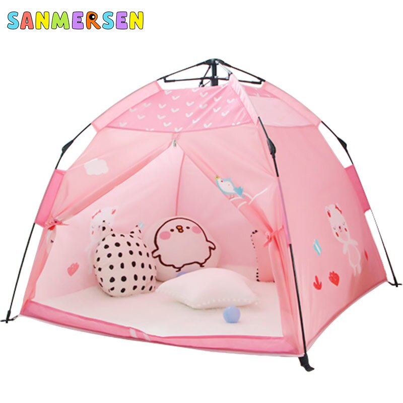 Faltbare freundlicher Zelt Spielzeug drinnen draussen Tipi Tragbare freundlicher Zelte Baby freundlicher Spielhaus Zelte freundlicher CartoonTent