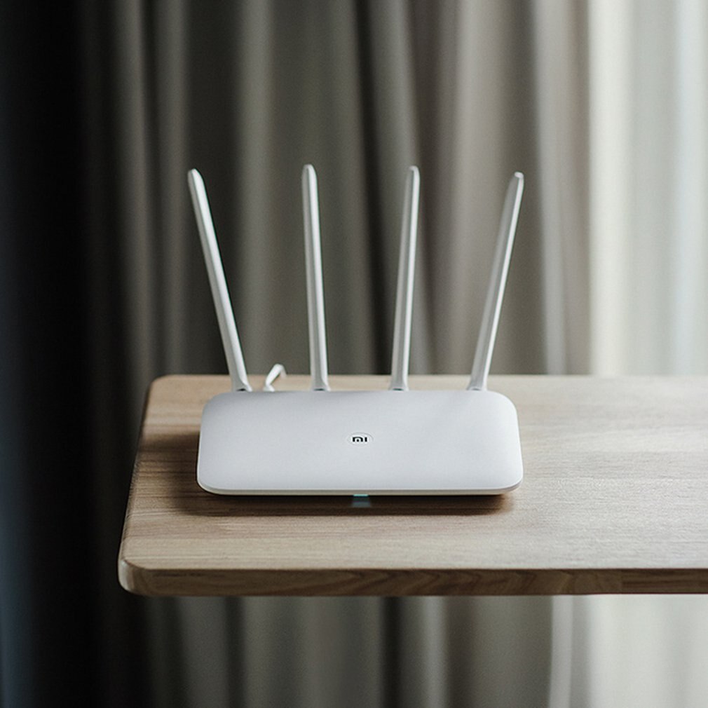 Router Xiaomi 4 Wireless Home Wall-Penetrating Wifi Dual-Band High-Speed Fiber Optic Port Indoor Wireless Network Router