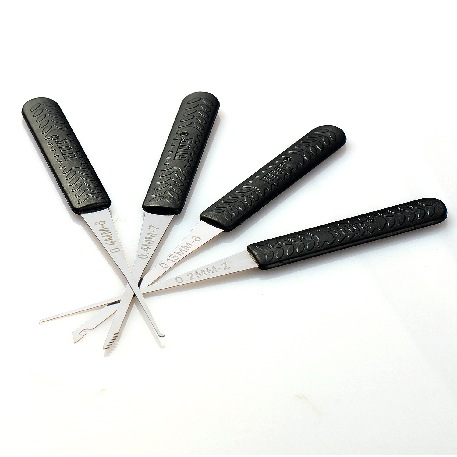 12pcs Lock Pick Set Locksmith Stainless Steel Tool Lock Pin Broken Key Extractor Key Remove Hooks Lock Hand Tools