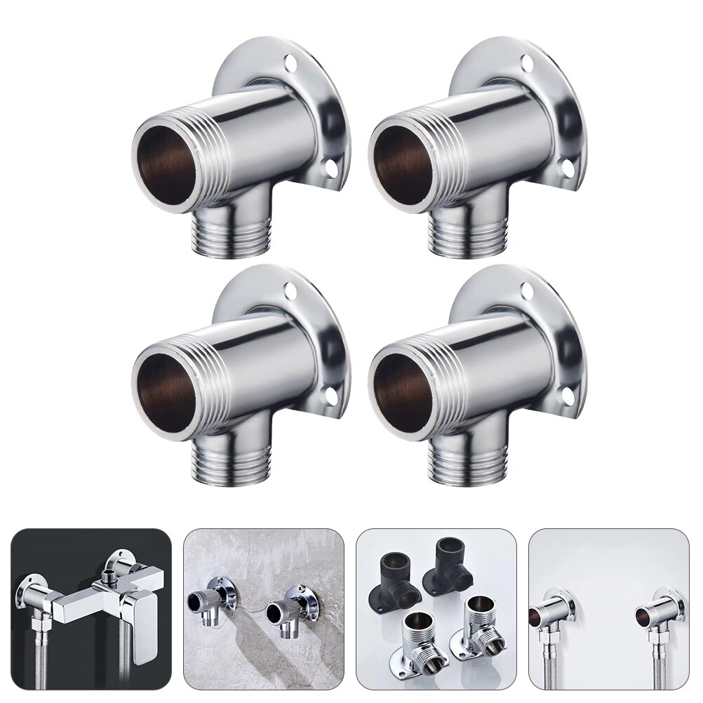 12 pcs Alloy Shower Concealed Installation To Surface Installation Base Fittings Joint
