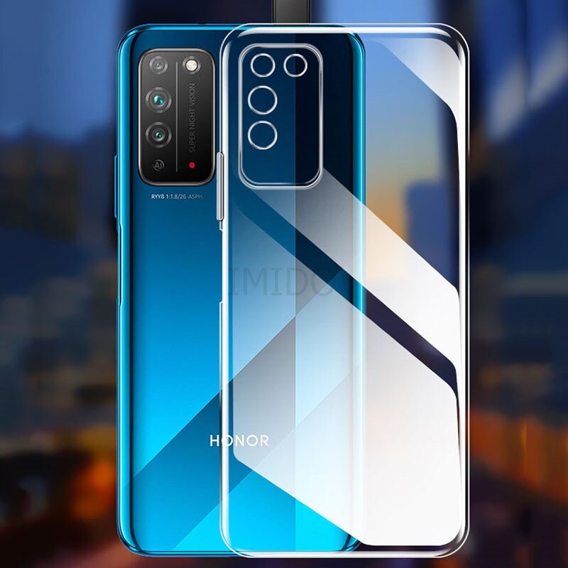 Funda de TPU transparente para Huawei Honor 10X Lite, carcasa fina suave para cámara Honor 10x Lite 10XLite