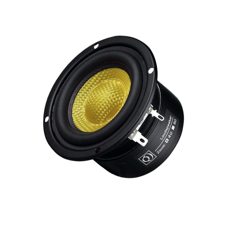 3 Inch Diepe Bass Speaker 50W 4Ohm Woofer Subwoofer Hifi Luidspreker Fiber Glas Super Subwoofer Luidspreker Krachtige Lage Frequentie