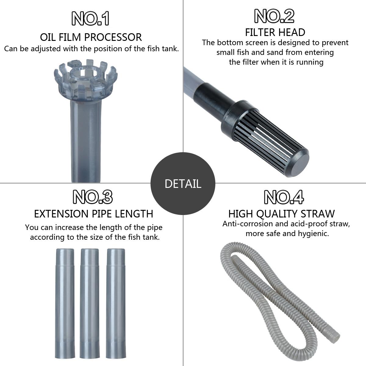 4 In 1 Aquarium Submersible Water Pump Internal Filter Aquarium Fish Tank Oxygen Pump 220V 20W/30W/45W