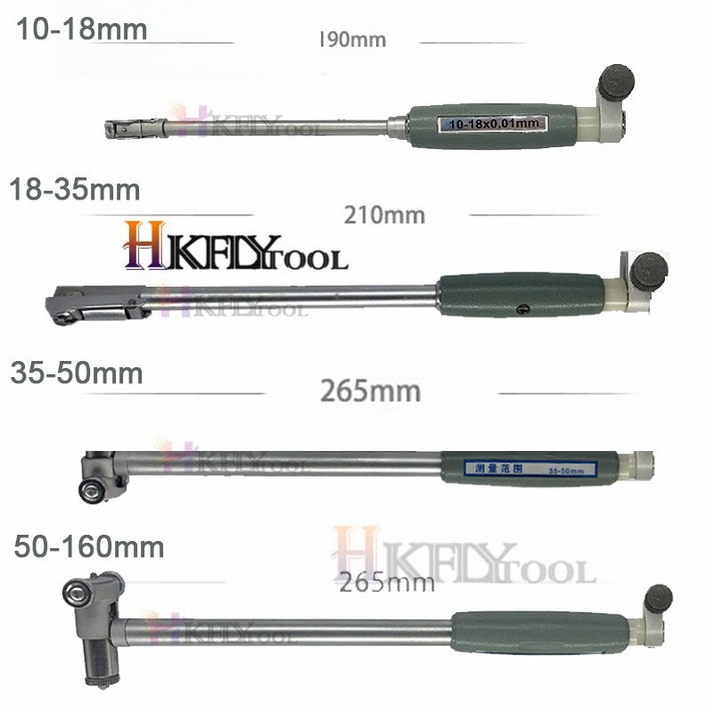 1018mm 1835mm 3550mm 50160mm Inner Diameter Gauge Measuring Rod + Probe (no indicator
